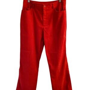 Joanne Scott Red Size 8 Women's Pants